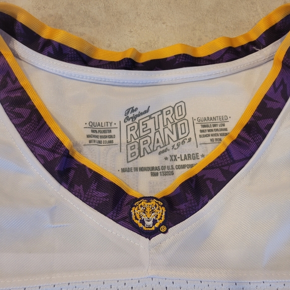 Justin Jefferson- LSU Tigers Retro Brand Jersey size XXL. Minnesota Vikings WR - Picture 8 of 8